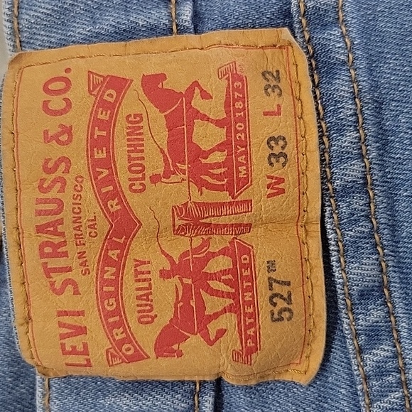 Signature by Levi's Jeans for Men Size 33x32 Blue Straight Cut flex denim - Picture 10 of 10